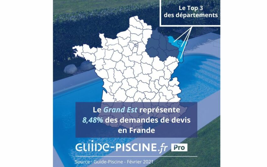 Le marché de la piscine dans le Grand Est&nbsp;&nbsp;