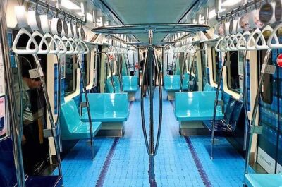 Un métro transformé en piscine olympique