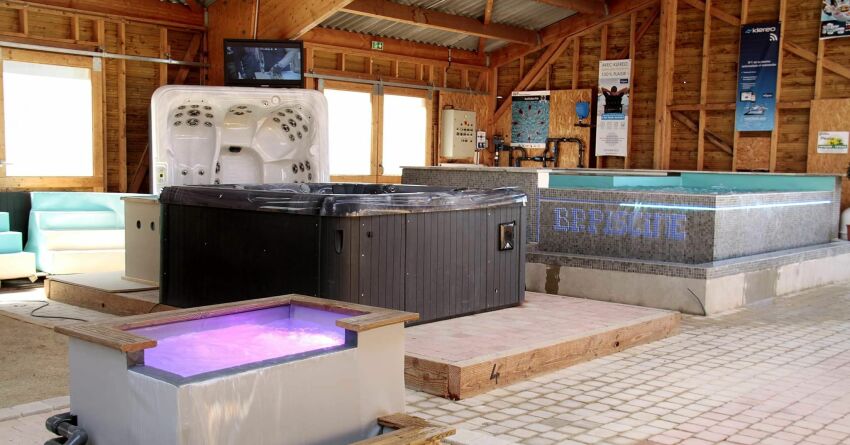 Le plateau technique de l'Ecole des Métiers de la Piscine de Rignac 
