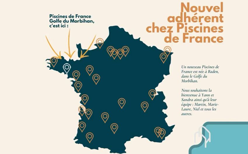 Le réseau Piscines de France s’agrandit avec un nouvel adhérent dans le Morbihan&nbsp;&nbsp;