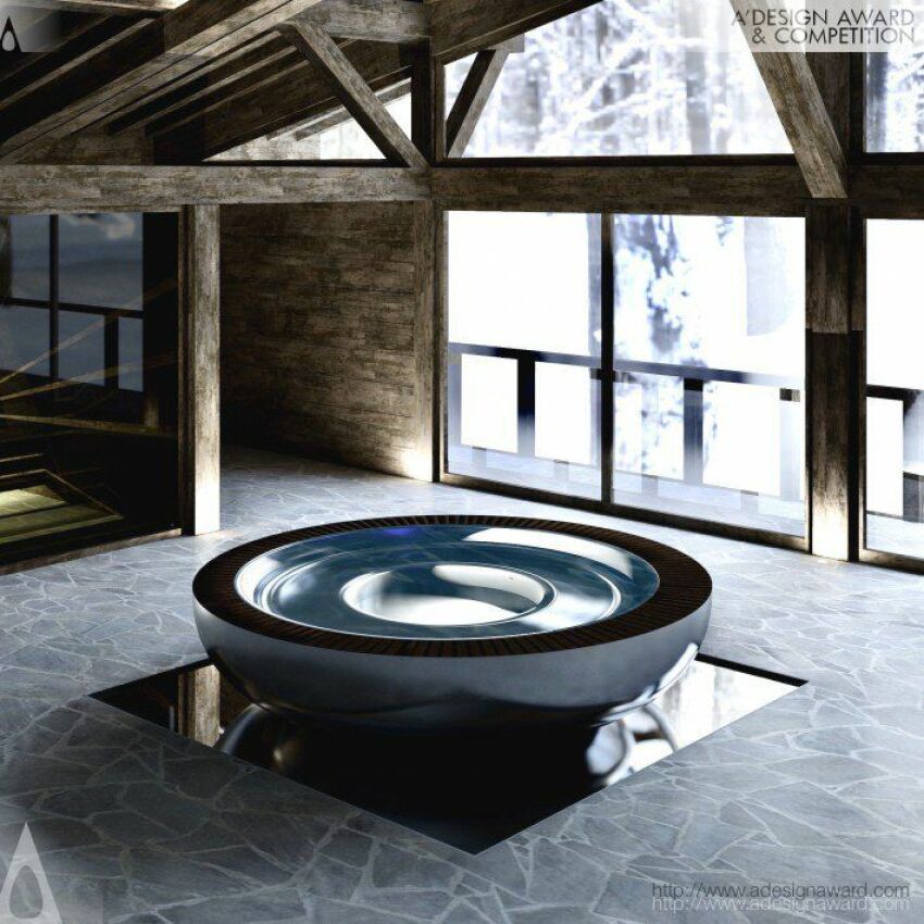 Le spa Space Oddity par Linoxydable, qui a remporté le prix A'Design Award & Competition et un Silver Japan Design Award&nbsp;&nbsp;