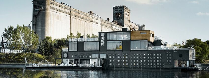 Le spa sur l'eau Bota Bota à Montréal&nbsp;&nbsp;