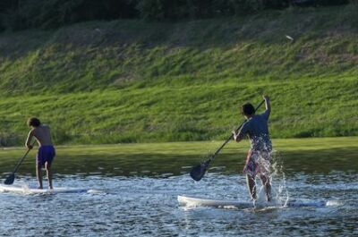 Le stand up paddle de rivière