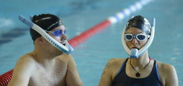 Le tuba de natation Ameo Powerbreath.