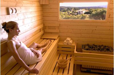 Le sauna par Clair Azur