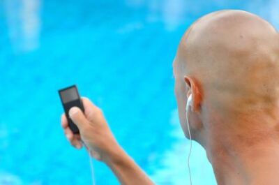 Lecteur MP3 étanche pour la piscine