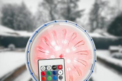 Hiver 2025 : Illuminez votre jardin avec style malgré votre piscine non utilisée avec ce projecteur LED&nbsp;!