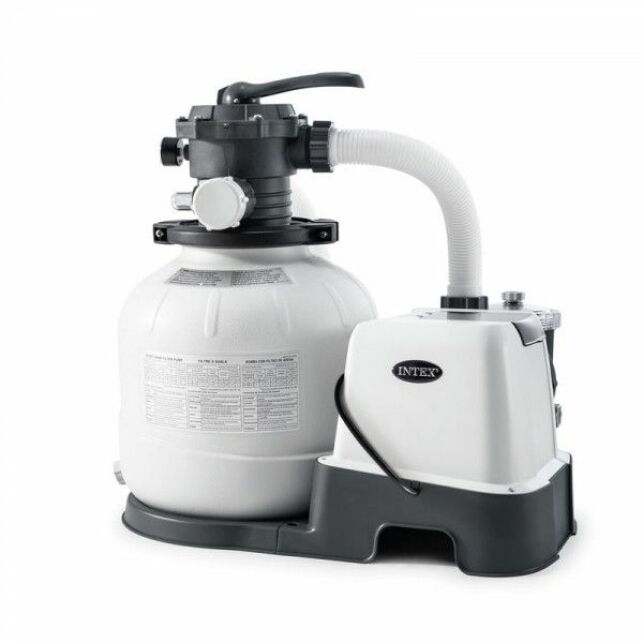 Les combinés filtre à sable et stérilisateur au sel INTEX un système de filtration et de