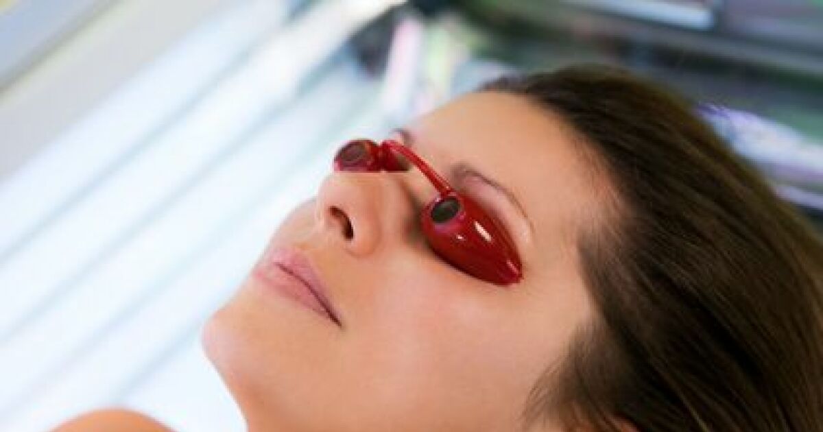vision box LUNETTES de bronzage pour SOLARIUM ROUGE goggles gafas anti UV 