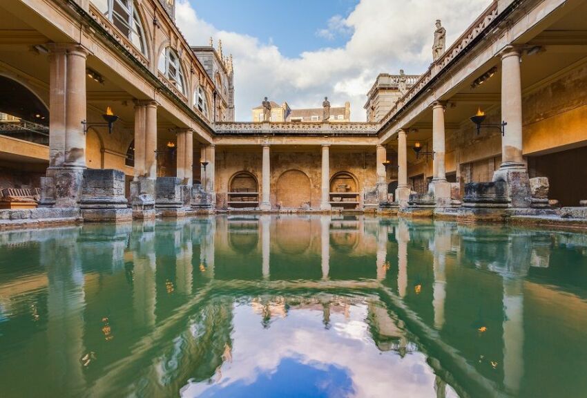 Les thermes romains de Bath&nbsp;&nbsp;