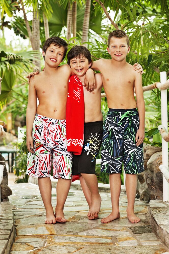 Short De Bain Garçon 2-en-1 - Doublure Compression Et Séchage Rapide - Protection UV - Taille Élastique