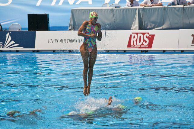 Maillot natation synchronisée 