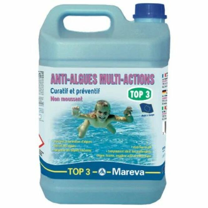 Top 3 Anti-algues multi-actions Mareva 5L DR