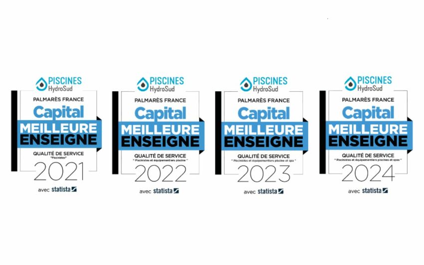 Meilleures Enseignes Capital : PISCINES HydroSud se distingue par sa qualité de service pour la 4e année consécutive 