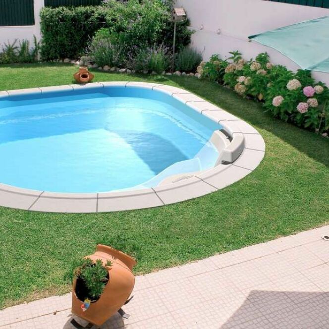 Mini piscine arrondie “Lola“ de Waterair © Waterair