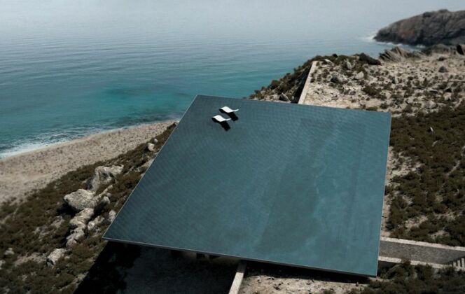 « Mirage » : une piscine infinie sur le toit d'une maison © Kois Associated Architects