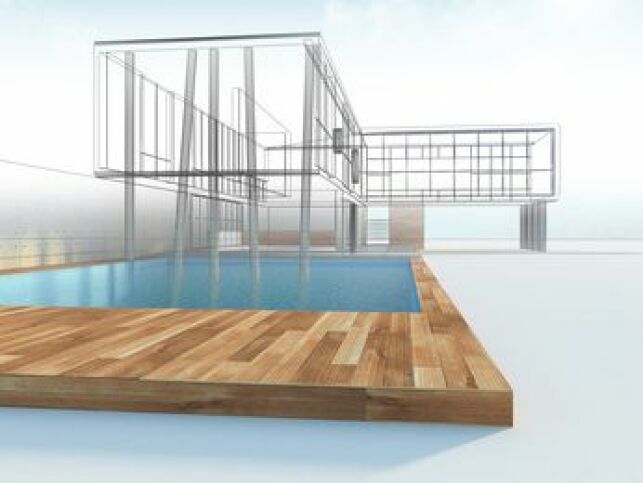 La modélisation 3D de votre future piscine vous permet de déterminer efficacement son futur emplacement dans votre jardin.