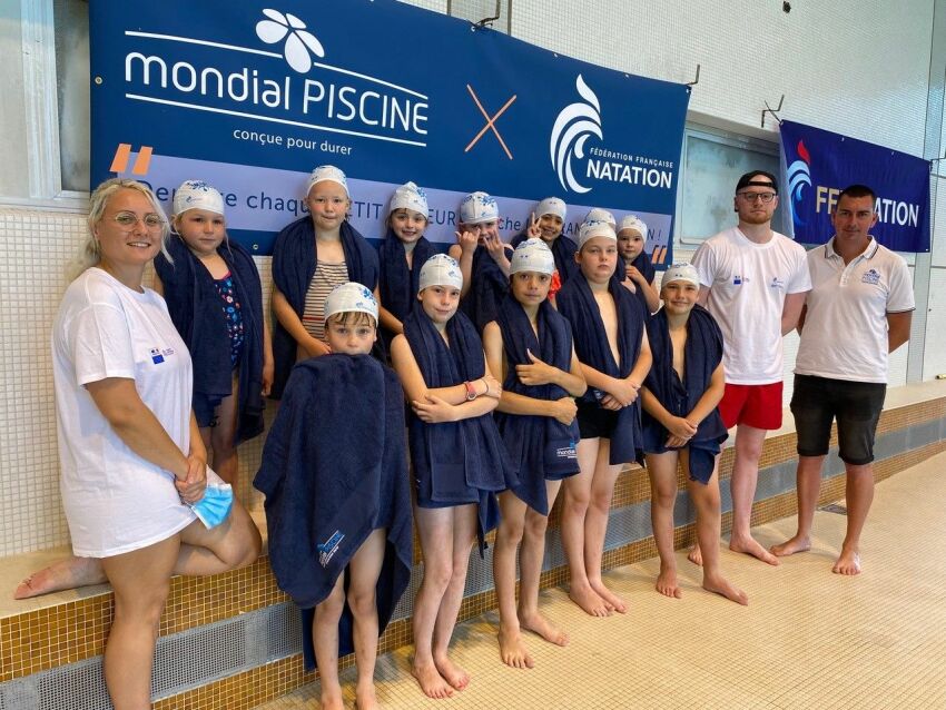 Mondial Piscine devient fournisseur officiel de la Fédération Française de Natation (FFN) et  se mobilise pour les jeunes enfant&nbsp;&nbsp;