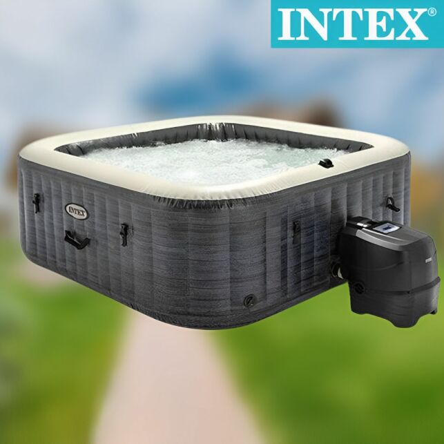 Evadez-vous sans quitter votre maison avec le PureSpa Ardoise Intex.