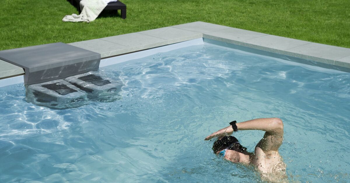 Nager à contrecourant dans sa piscine avec BINDER EasyStar