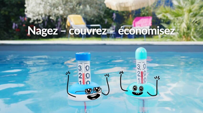 "Nagez-Couvrez-Economisez" : la nouvelle campagne de sensibilisation aux économies et à la consommation en eau des piscines de la FPP&nbsp;&nbsp;