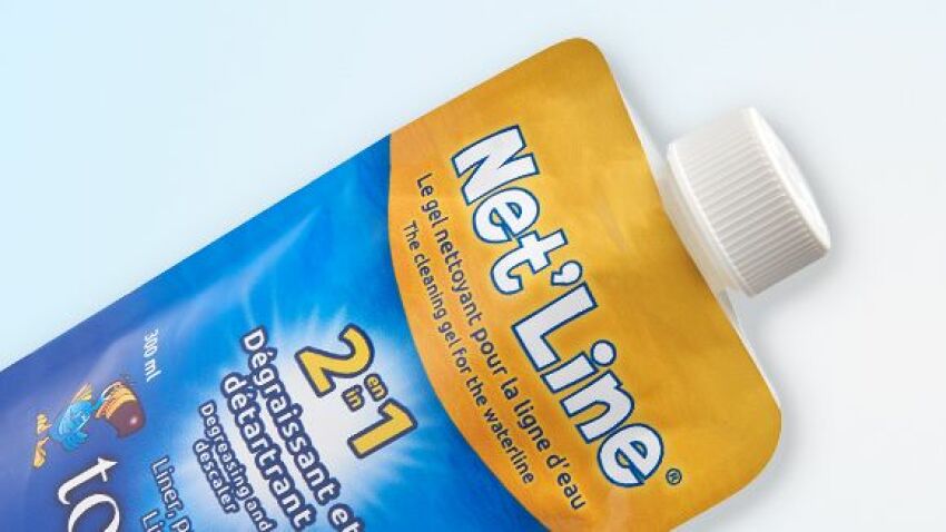 Net'Line, le gel nettoyant 2 en 1 pour ligne d'eau de Toucan Productions&nbsp;&nbsp;