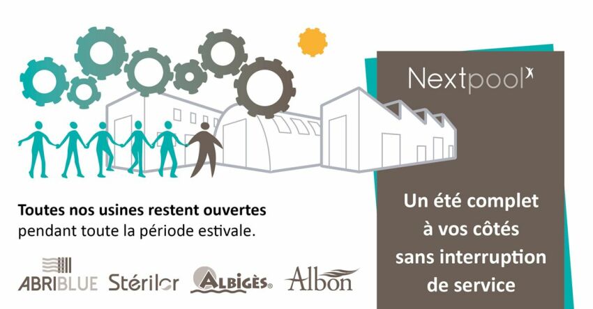 Nextpool reste mobilisé tout l'été&nbsp;&nbsp;