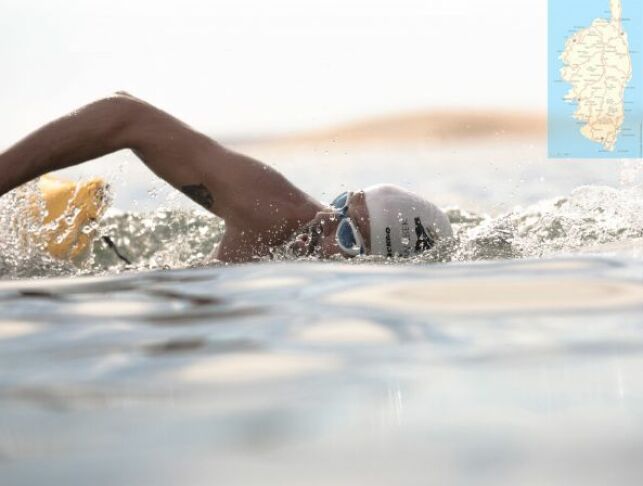 Nicolas Costa, athlète quadragénaire, passionné de nage en eau libre.