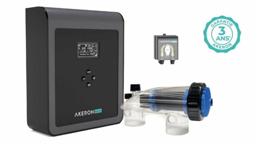Nouveauté BIO-UV Group : électrolyseur AKERON SALT RX Connect pour piscine&nbsp;&nbsp;