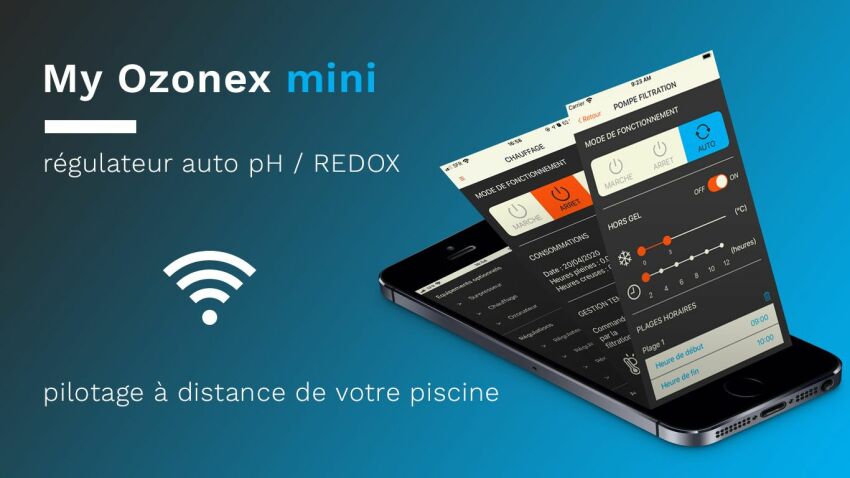 Ozonex présente sa nouveauté 2022 : le régulateur de pH automatique pour piscines My Ozonex Mini&nbsp;&nbsp;