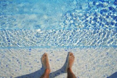 Carrelage en pâte de verre pour piscine 