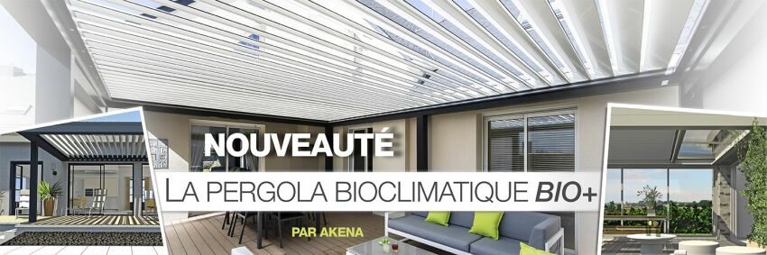 Pergola bioclimatique Bio+ par Akena Vérandas&nbsp;&nbsp;