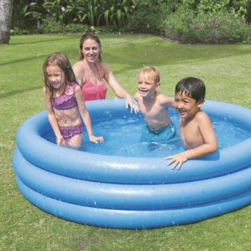 Petite piscine gonflable ronde Cristal Blue INTEX