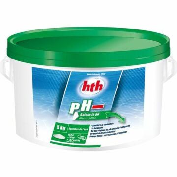 PH MOINS hth® traitement microbilles pour piscine 5,4 kg