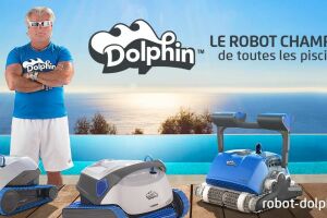 Philippe Lucas, ambassadeur des robots de piscine Dolphin