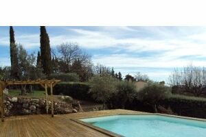 Piscine bois et terrasse bois hyères