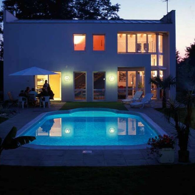 Piscine “Barbara“ Waterair de nuit © Waterair