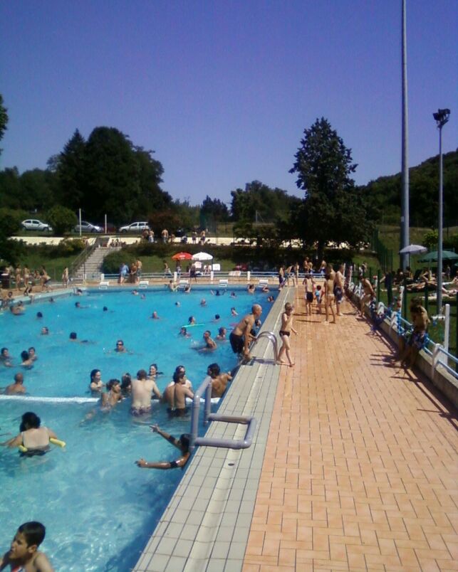 La piscine d’Aurignac, très prisée en été