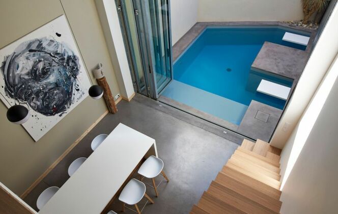 Piscine de forme libre Carré Bleu © Carré Bleu Atelier Piscine