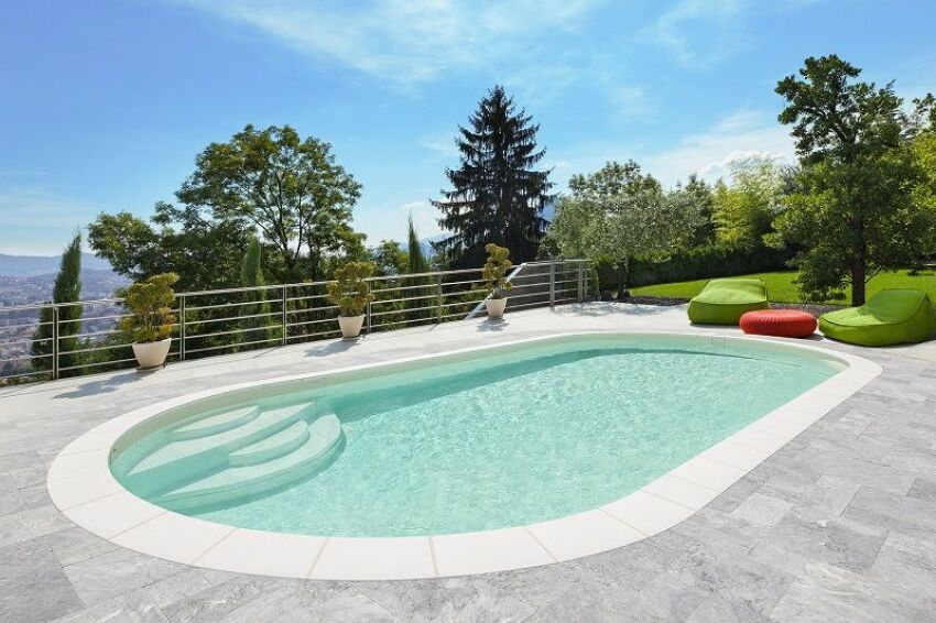 Piscine en kit Elsa, avec son escalier Enjoy&nbsp;&nbsp;