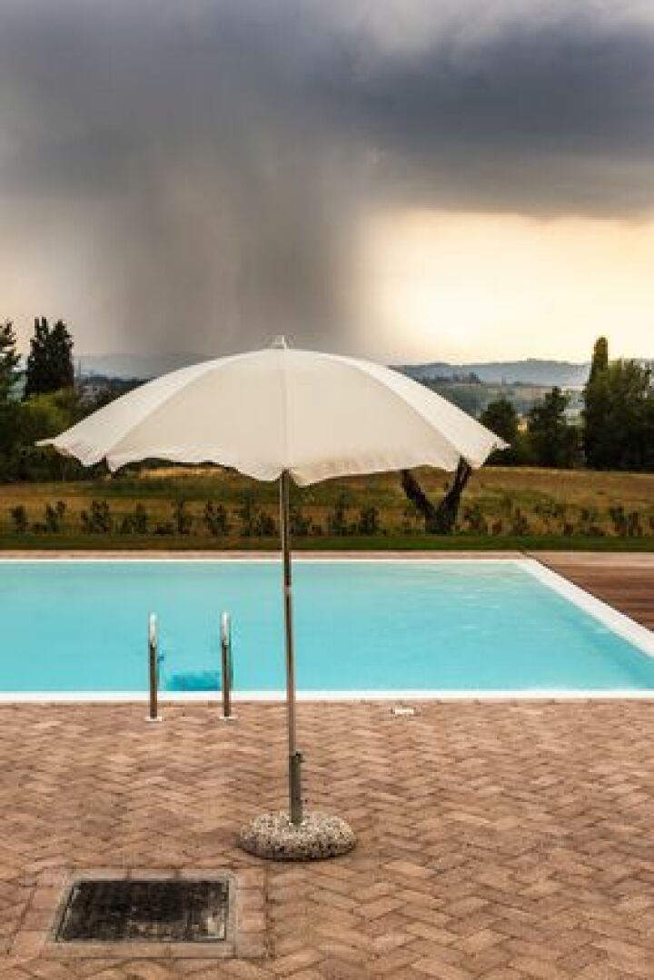 Piscine et grêle Piscine et grêle