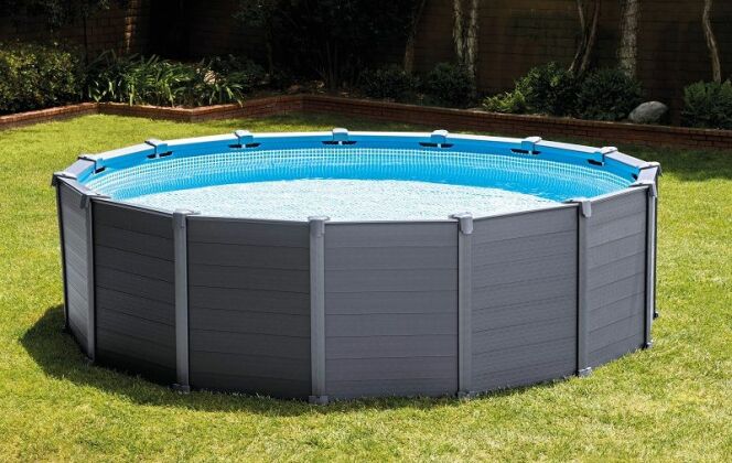 Piscine graphite, par Intex © Intex