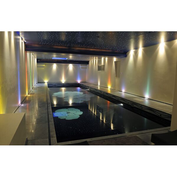 Piscine Intérieure à Fond Mobile Avec Motifs Piscines De France