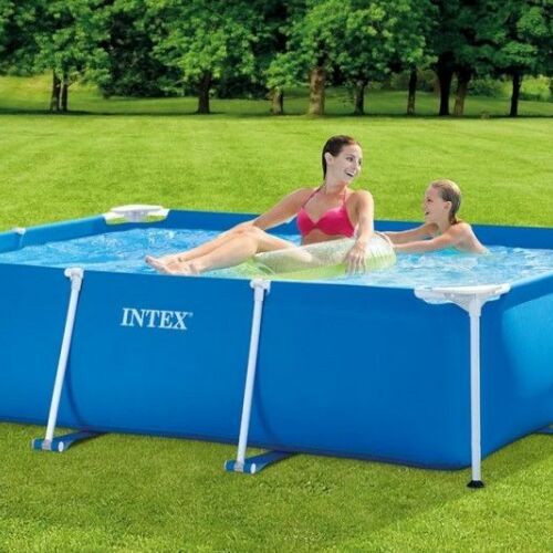 Piscine tubulaire INTEX Metal Frame Junior : 2.20 x 1.50 x 0.60 m