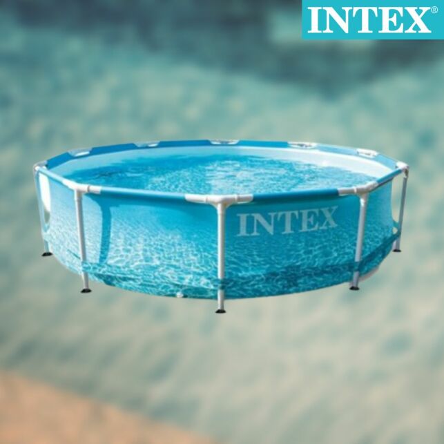 Profitez d'un été rafraîchissant avec la piscine tubulaire Metal Frame Océan Intex à moins de 150€
