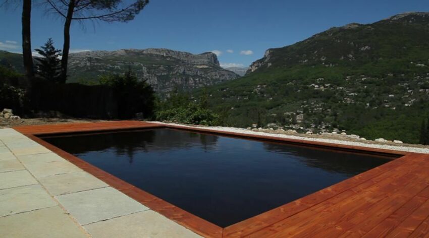 Piscine naturelle en bois par Biopooltech&nbsp;&nbsp;