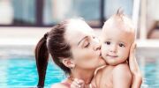 Piscine privée et aménagements pour bébés et enfants en bas âge