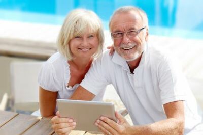 Piscine privée et aménagements pour séniors