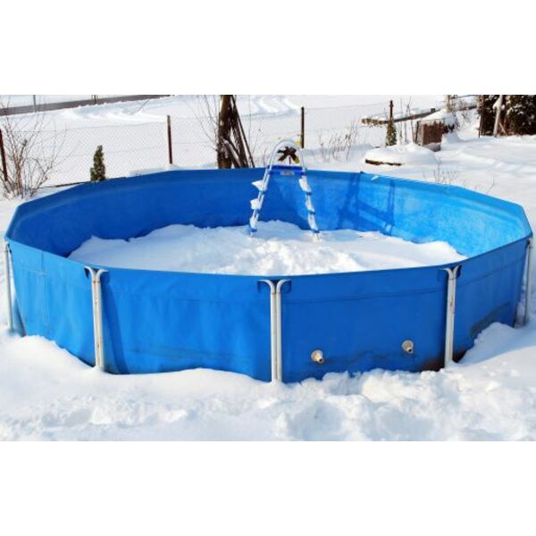 piscine tubulaire en hiver