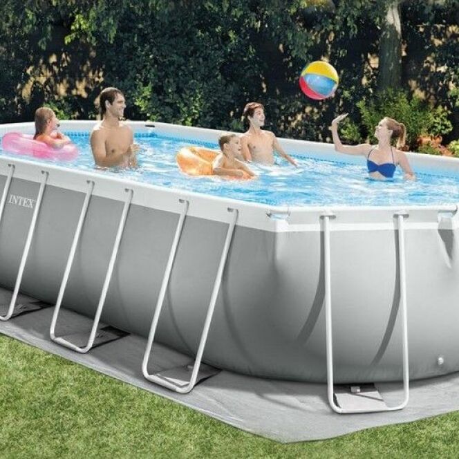 Piscine tubulaire Prism Frame INTEX : 6.10 x 3.05 x 1.22 m © INTEX